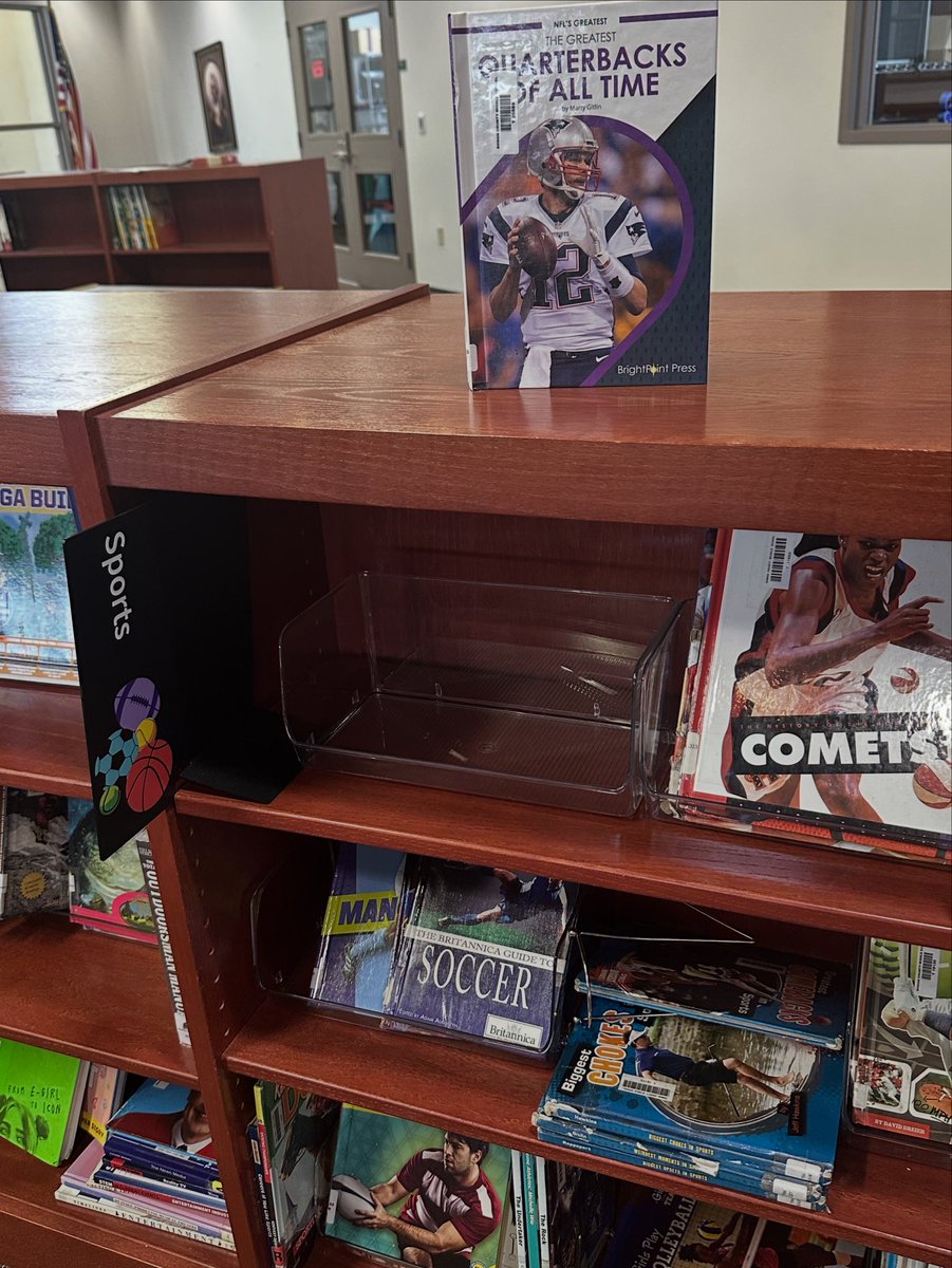 7th grade is loving football this week! Genrefying really helps me see what is really popular with my different grade levels. This week I’ve learned we need more football books! #genrefiedlibrary #schoollibrarian #librarian #footballbooks #whatkidsarereading