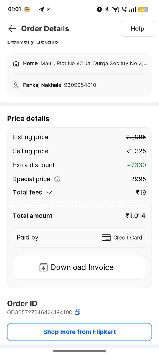 pankajnakhale's tweet photo. Hay @Flipkart @flipkartsupport #FlipkartScam please refund my amount as promised by you. Your customer support team is of no use, raised complaints multiple times and called them but they just ignoring, no resolution provided. #FlipkartFail #flopkart https://t.co/I01nbjHCo7