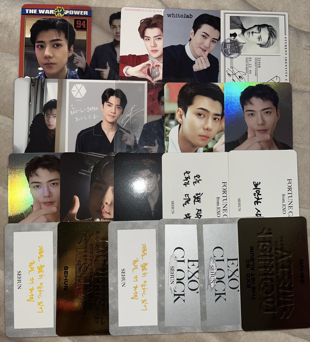 wts want to sell photocard exo price dm 📍ina can ship ww