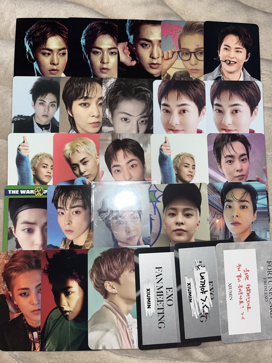 wts want to sell photocard exo price dm 📍ina can ship ww