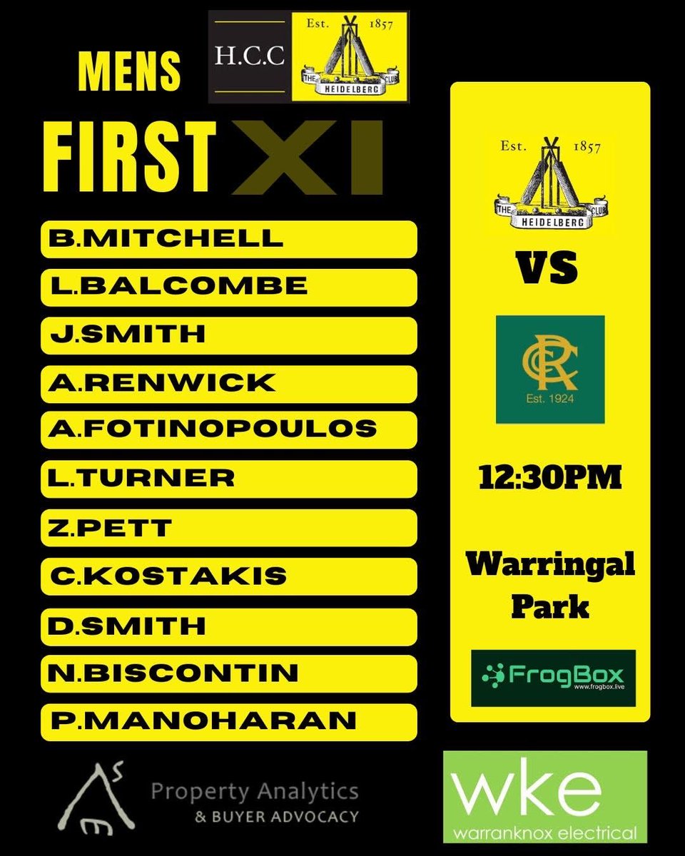 Heidelberg Cricket Club tweet media