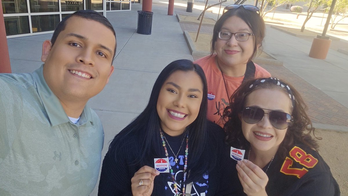 Every voice counts!  Thank you Kinder Team for voting today!
