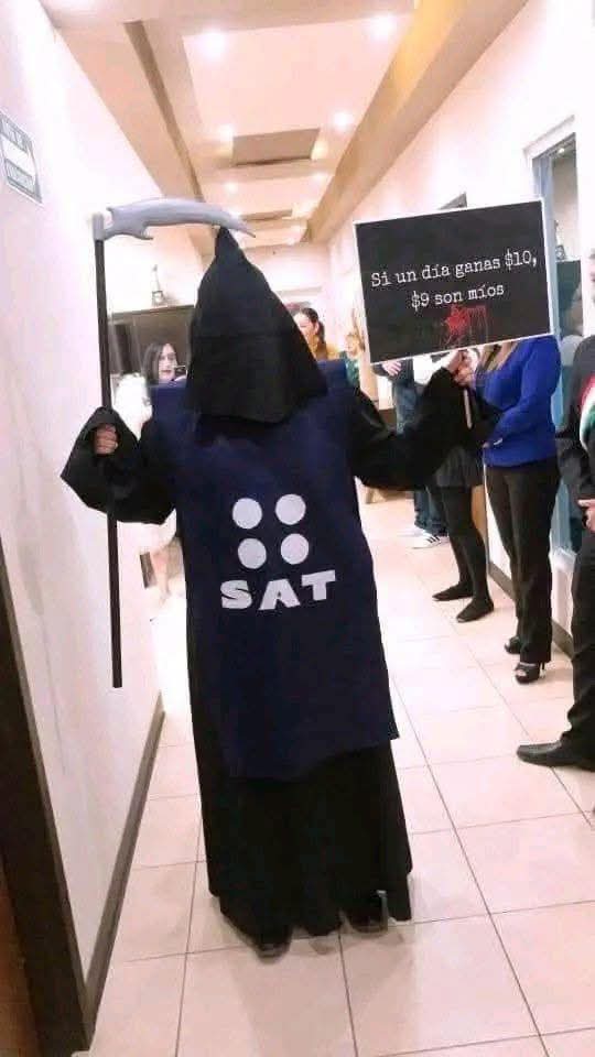 erik_ortuno's tweet image. 💀 Si de cada $10 que ganas, $9 se los queda el SAT…
quizá no sea el SAT el problema, sino tu estrategia fiscal. 😏

#Impuestos #SAT #Contadores #PlaneaciónFiscal #HumorContable