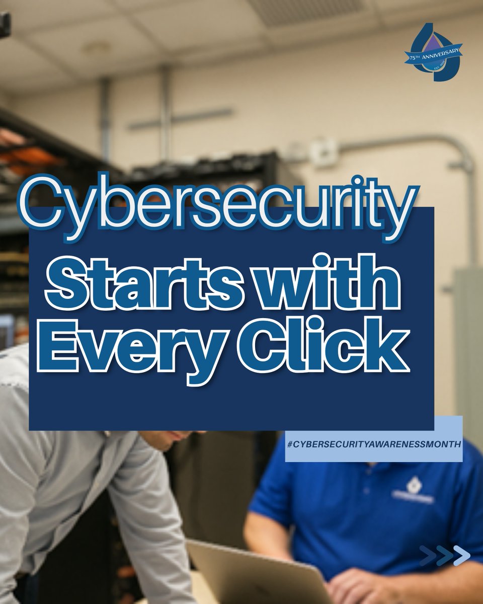IEUAwater's tweet image. Cybersecurity is everyone’s responsibility, and IEUA’s IT team leads the way.
Thank you for keeping our Agency secure and our community connected this Cybersecurity Awareness Month and beyond.
 
#CyberSecurityAwarenessMonth #IEUA #CyberSmart