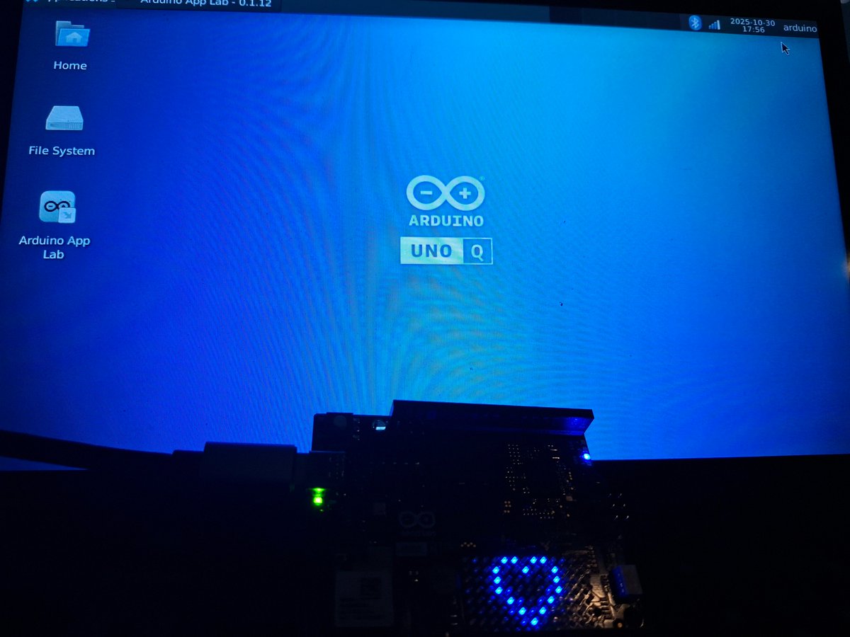 adpead's tweet image. What is the first thing one does when you have an epic new IoT device? Install .NET 10 on it ofcourse!!!
So far this @arduino Uno q is a really impressive little device. I can see it's going to be endless hours of fun.
#arduinounoq #iot #mvpbuzz #dotnet #dotnetconfsa