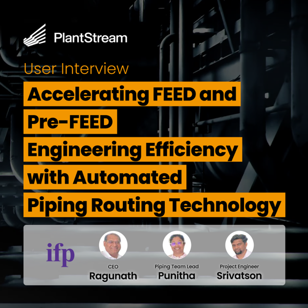 PlantStream's tweet image. 🚀User Interview Released: IFP Engineering Group🚀

🎉New user interview is out!

👉 Read the full interview here: plantstream3d.com/ifp/

#PlantStream #PlantEngineering #AutomatedPiping #IFP #DX #FEED