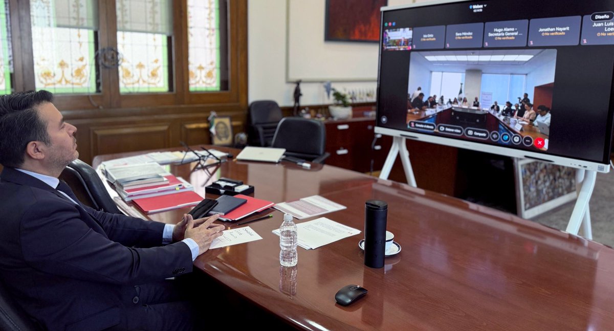 Por instrucciones de la secretaria <a href="/rosaicela_/">Rosa Icela Rodríguez Velázquez</a> de <a href="/SEGOB_mx/">Gobernación</a>, encabezamos la 149ª Sesión Ordinaria de la Junta de Gobierno del <a href="/Mecanismo_MX/">Mecanismo de Protección Federal</a> donde refrendamos el compromiso de garantizar la seguridad, el bienestar y el ejercicio pleno de quienes defienden los #DerechosHumanos y