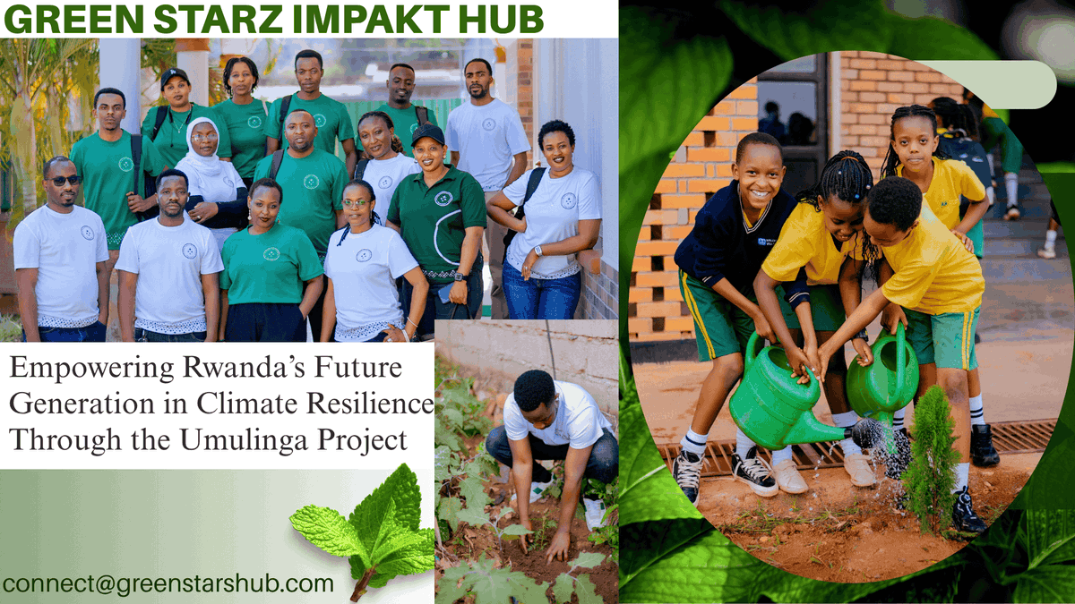 GreenStarzHub's tweet image. GreenStarzHub(GreenStars)- Climate Team, together with @sos_children&apos;s Villages International School - in Kigali, launched the “One-Student-One-Tree” Initiative, which is one of the flagship sections of the #UMURINGA-Green-Awareness Project.

👉🏽 watch: youtube.com/watch?v=amKkj7…