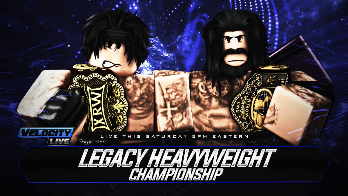 THIS SATURDAY // 5PM EASTERN🔵

<a href="/uhpohluh/">AL</a> steps into his first defense as Legacy Heavyweight Champion after outlasting FIVE OTHER MEN in a BRUTAL Elimination Chamber match!

Will League be able to put down the Messiah OR will <a href="/RWMessiahKD/">Ked Darrien</a> be able to stake his claim to the LHC?