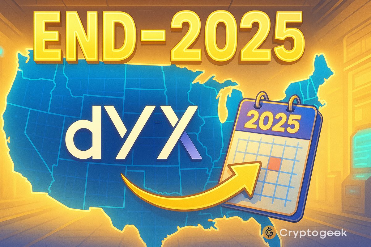 the_Cryptogeek's tweet image. End-2025: @dYdX planning a US launch 🇺🇸🚀
The DEX aims to enter the US market, signaling a regulatory-ready push. $DYDX eyes new liquidity.
Bullish for decentralized perps in the States? #dYdX #Regulation #DeFi