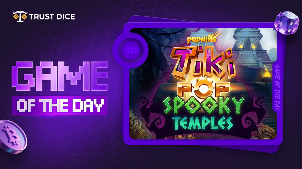 TrustDice's tweet image. Whispers echo through the spooky Tiki ruins… treasure or trick? 🎃 Uncover the mystery in Tiki Pop!
👉 cutt.ly/3r70ZHAm

#Halloween #Halloween2025 #TrustDiceFun #TikiPop