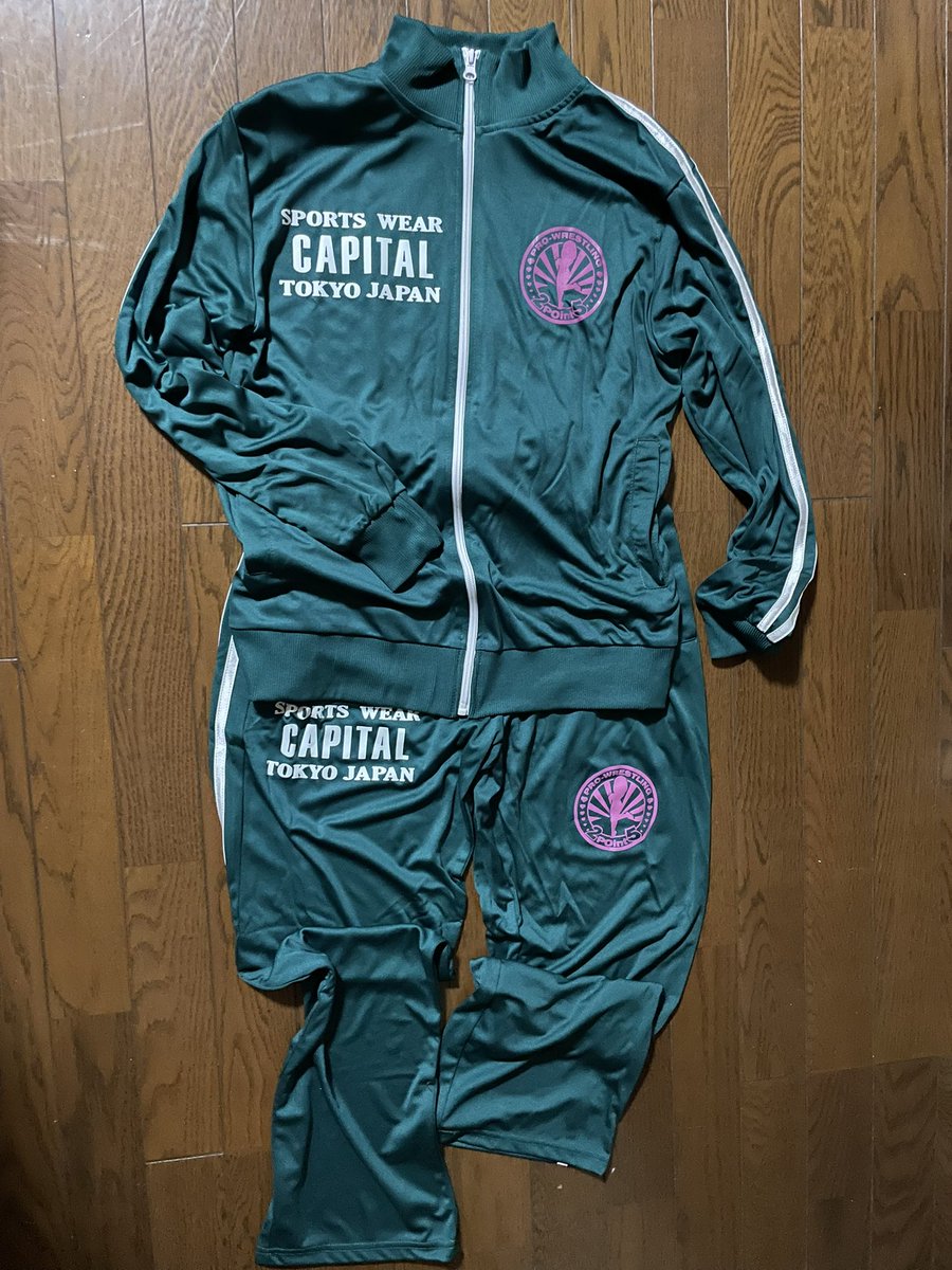 2p5女子プロレスジャージLサイズ上下。 選手用に製作した非売品