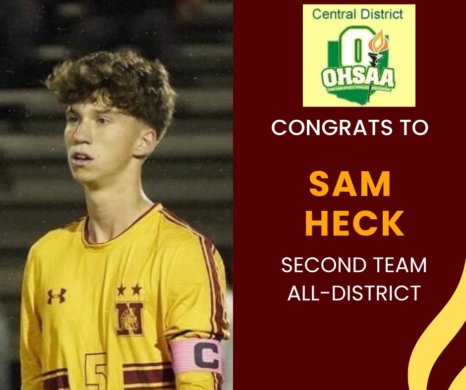 Now on to the District Honors for your Westerville North Warriors. Here is your 2nd team all District player! 🥇 ⚽️ #woodshed #warriors #ALLN #2ndteamalldistrict