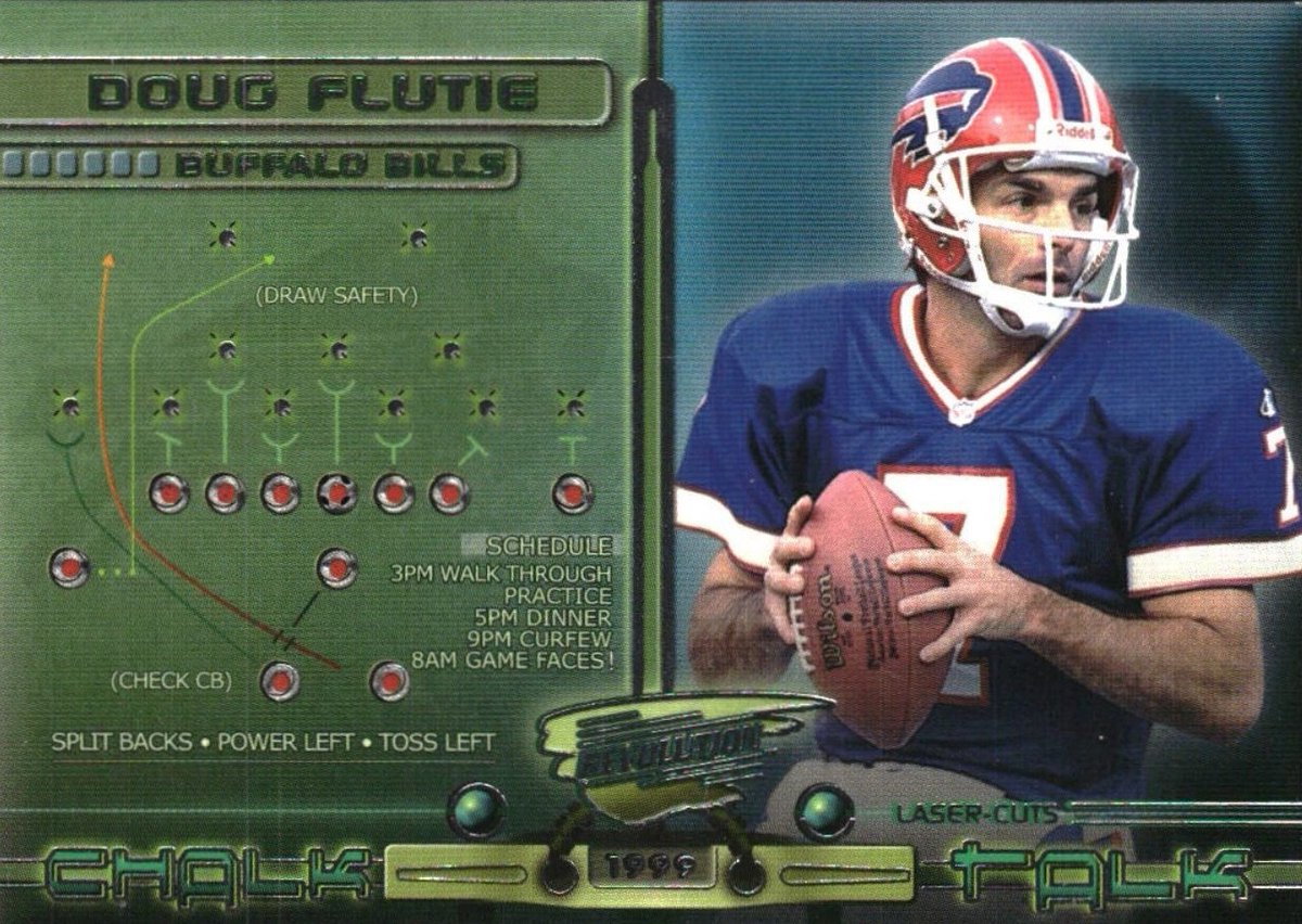 Back when they didn't lack creativity...

Doug Flutie - Chalk Talk
#thehobby <a href="/CardPurchaser/">Card Purchaser</a>