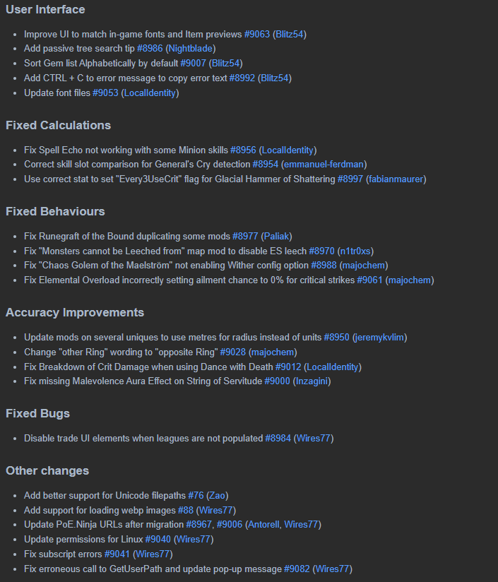 Localldentity's tweet image. PoB 1 v 2.57.0 is out with the new 3.27 Passive Tree

DOES NOT INCLUDE GEMS
GEMS WILL BE ADDED AFTER LEAGUE LAUNCH

Adds support for DPI scaling so fonts no longer look blurry at 4k res with 200% scaling)
Add new fonts and tooltip graphics
Adds Bloodline Ascendancies
+ more