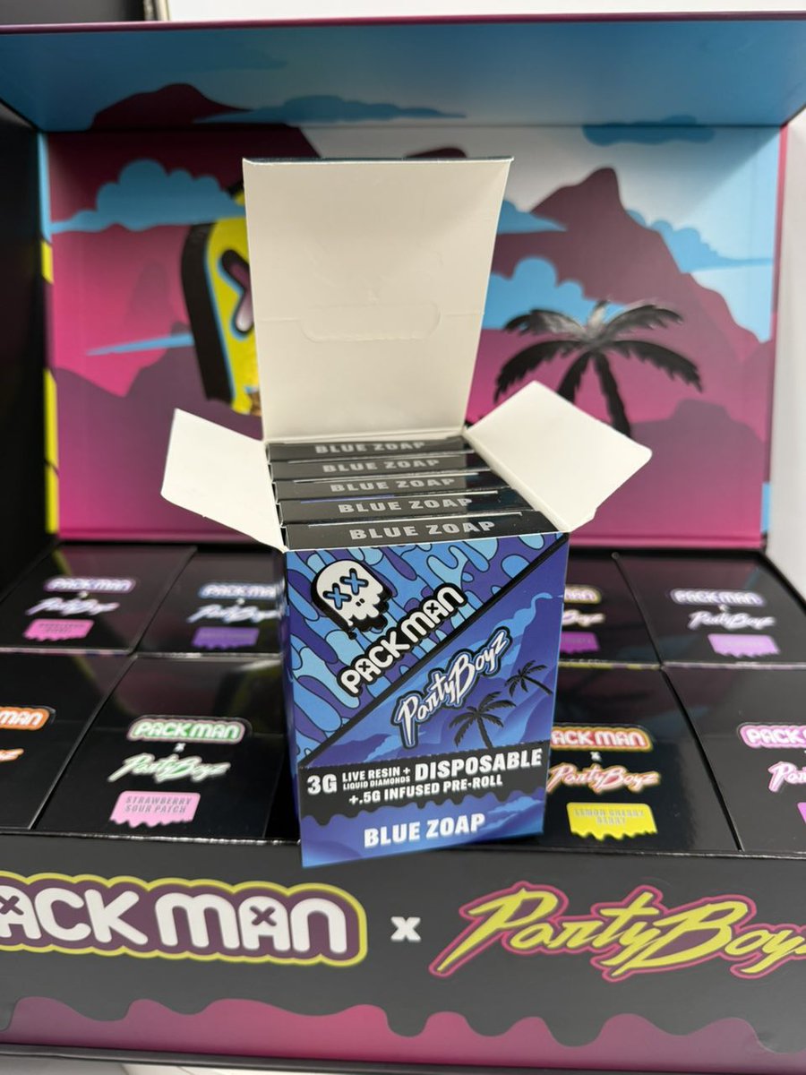 calimarijuana42's tweet photo. NEW Pac Man 3G + .5g Pre-Roll (Authentic)
——————————————————
3 gram disposable with a bonus half-gram pre-roll included 🌬🔥

📦 10+ — $20 each
📦 25+ — $18.5 each
📦 50+ — $17 each
📦 100+ — $15 each
📦 Bulk — 📲 https://t.co/zC5wYNmRRa