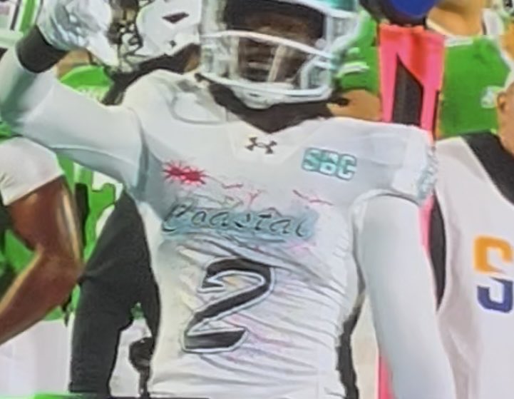 Coastal Carolina football jerseys tonight look like something a high school teen would buy at a beach airbrush stand during spring break week in the 90’s