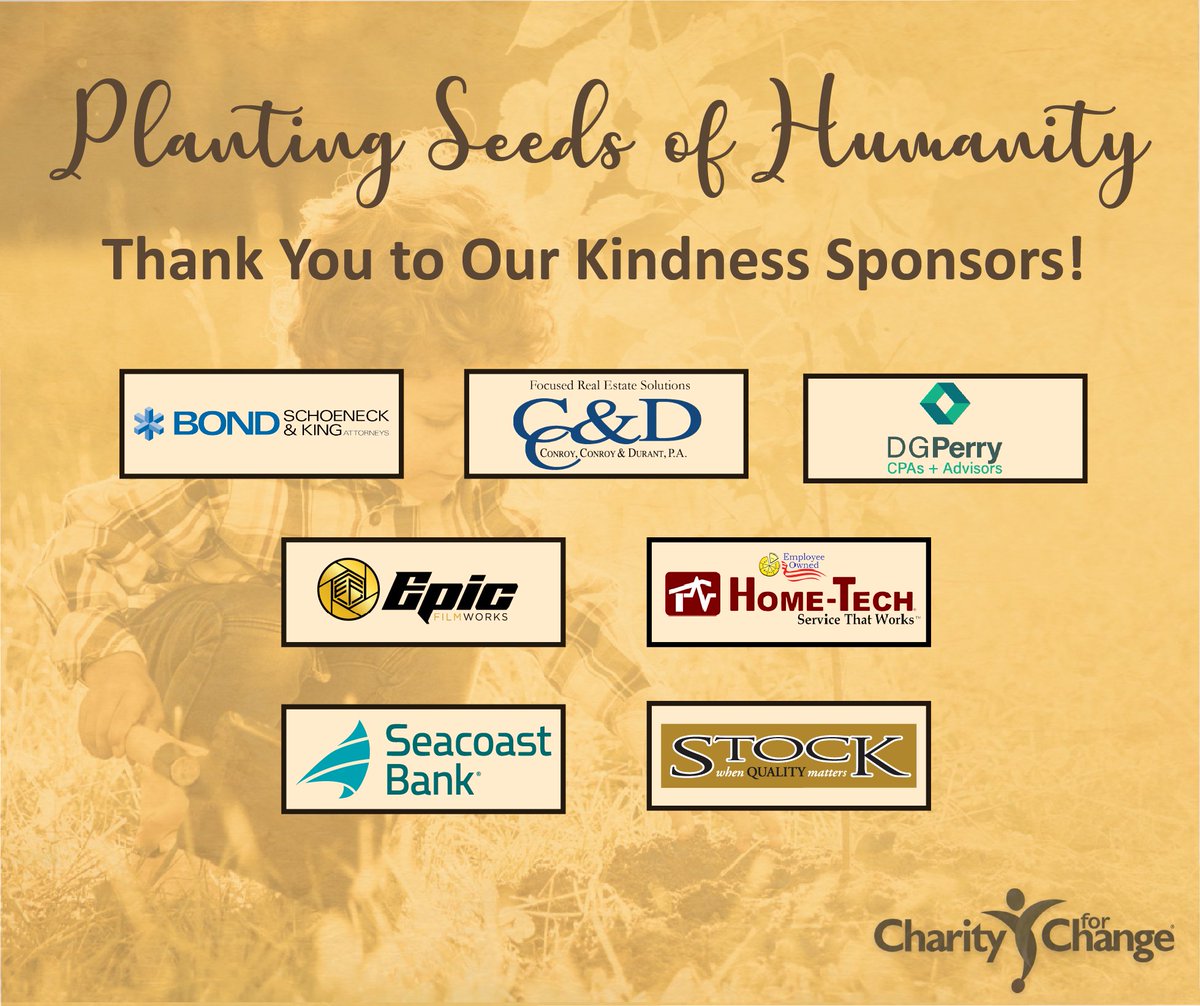 charity4change2's tweet photo. Giddy up for gratitude! Thank you to our Kindness Sponsors for helping us plant seeds of kindness all across our community. #PlantingSeedsofHumanity #CharitySponsor #CharityforChange https://t.co/SApTWnlova