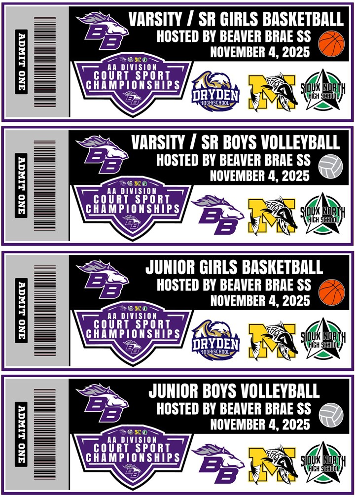 Congratulations to all teams that have qualified for the NorWOSSA "AA" Division Court Sport Championships.

Beaver Brae will be hosting the Championships on Tuesday, Nov, 4th! (schedule of games to follow)