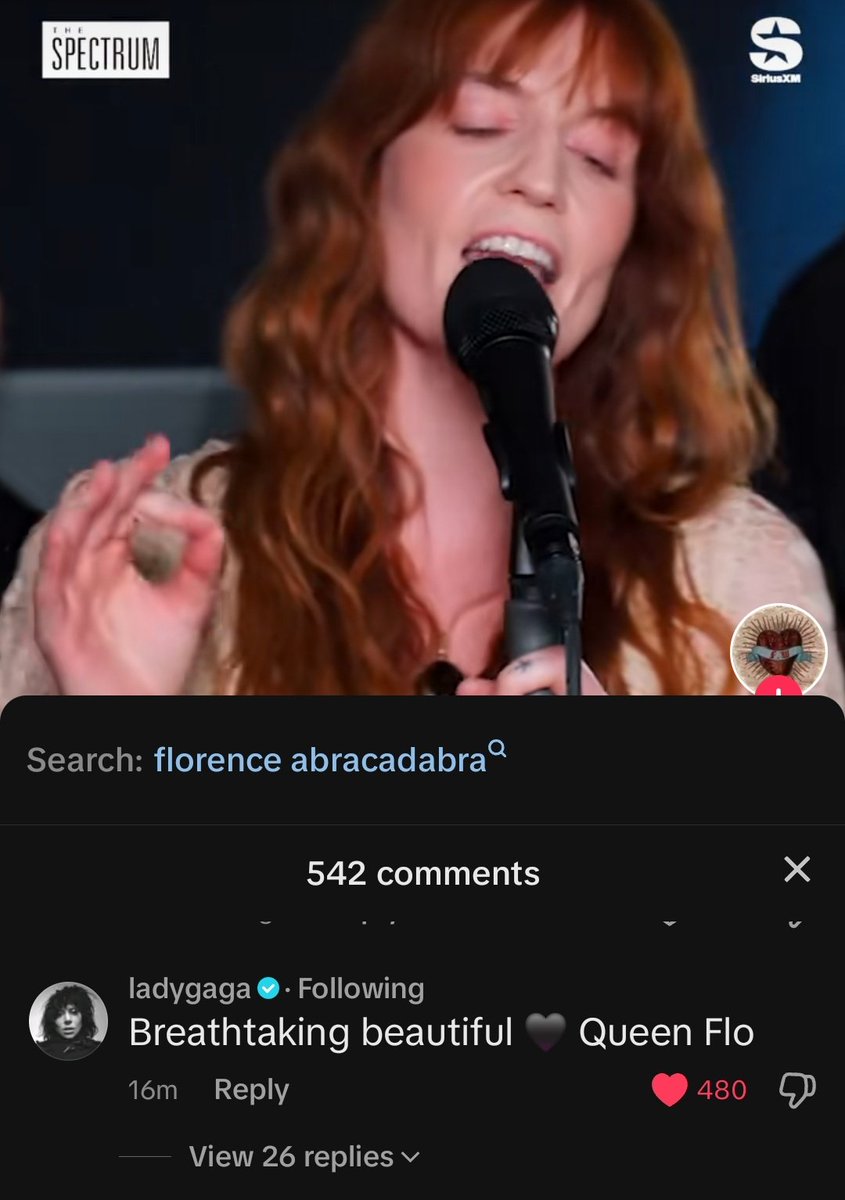 HausOfBitchs's tweet image. gaga calling florence "queen flo" 🥺