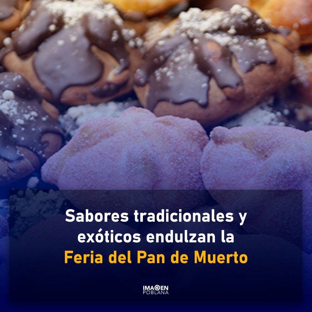 ¡No te la pierdas!  😋💀🥯

Lánzate a la Feria del Pan de Muerto en el parque del Carmen, donde distintos expositores ofrecerán sus clásicas hojaldras y sus variedades, con precios razonables 

imagenpoblana.com/25/10/30/sabor…