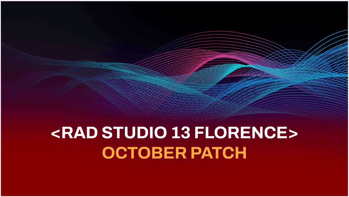 embarcadero_jp's tweet image. [Blog]  RAD Studio 13 Florence : October パッチをリリース dlvr.it/TNzbbs