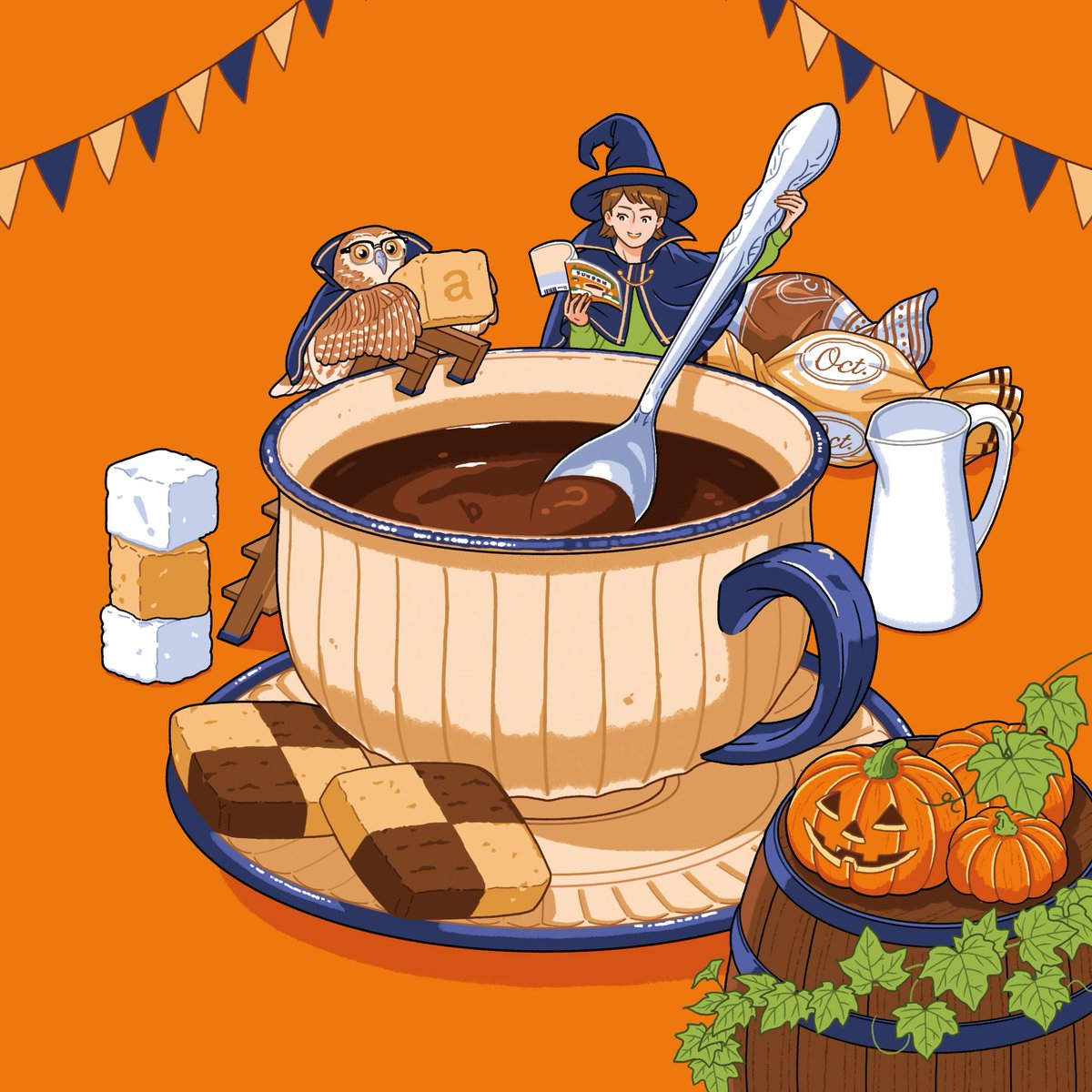 「Happy Halloween」|水川雅也 | イラストレーターのイラスト