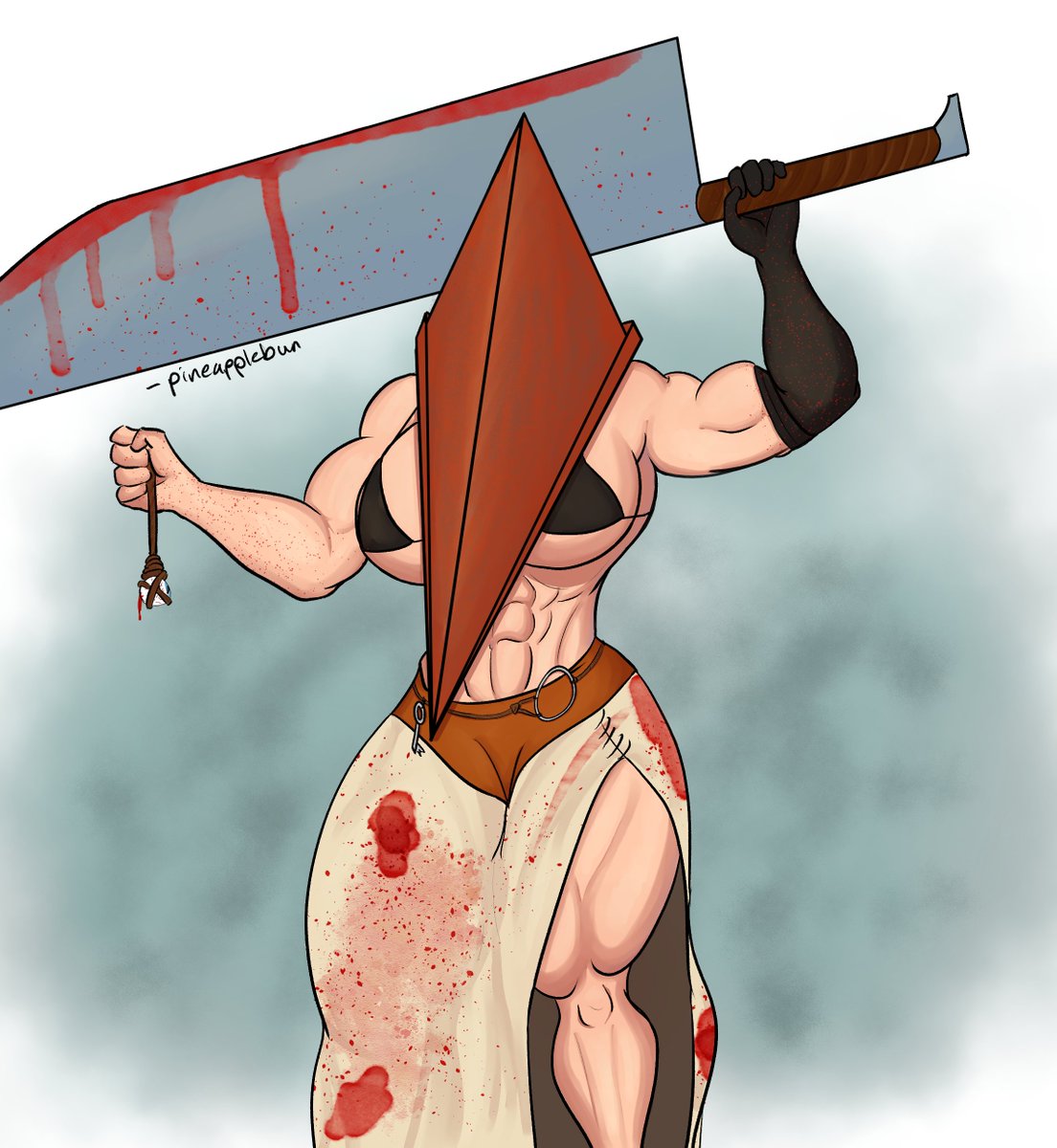 _pineapplebun's tweet photo. Happy Halloween! I think she has a gift for you? Hard to tell with that big... uhhhhhhh. https://t.co/nahVFsd3mA