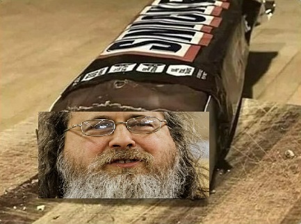 PARENTS BE VIGILANT THIS HALLOWEEN

This evening, after returning from an All-American festive Halloween extravaganza, we discovered an unknown Bad Actor laced my child's food with RICHARD STALLMAN

Parents, people are lacing candy, trying to Linux Black Pill kids. BE CAREFUL