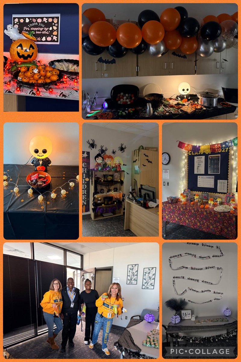 Office Trick or Treating today!! Want a fun day! 👻 🎃 <a href="/GoldenFHSEagles/">Freeman High School</a>