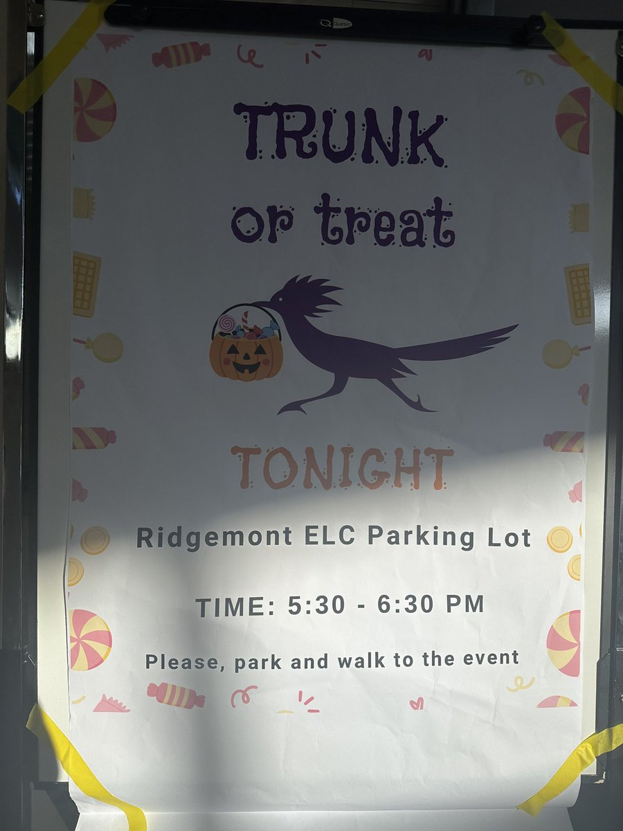 🎃What a spooktacular night at <a href="/RidgemontELC/">Ridgemont ELC</a> and <a href="/RME_Roadrunners/">Ridgemont Elementary</a> Trunk or Treat! Our families, staff, and community showed up with amazing trunks, fun costumes, and plenty of candy! 🍬 Thank you for making it a huge success for our Roadrunners! <a href="/SSaenzPhillips/">SiomaraSaenzPhillips</a> <a href="/DrJarethaJordan/">Jaretha Jordan</a>