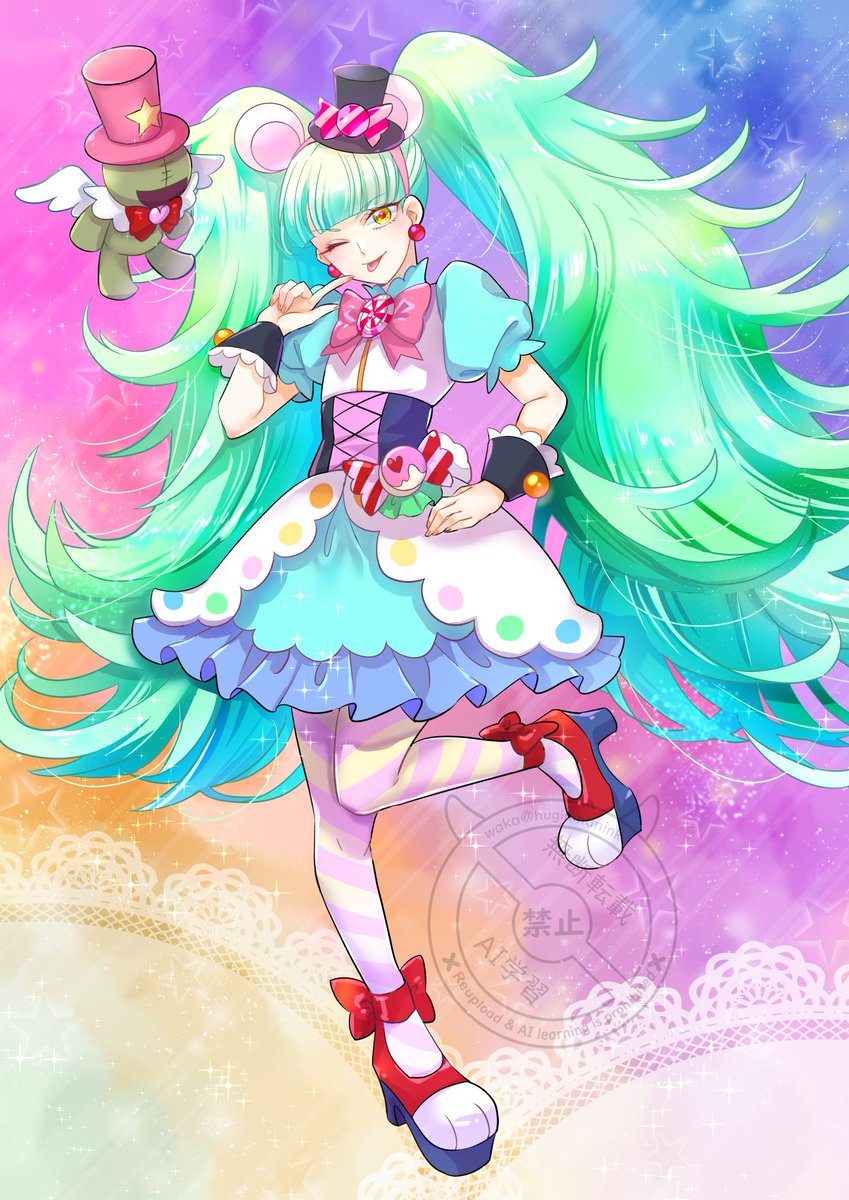 ハロウィン絵描く暇ないから光落ちしたビブリーちゃんでも載せときますわ。カード化おめでとう！