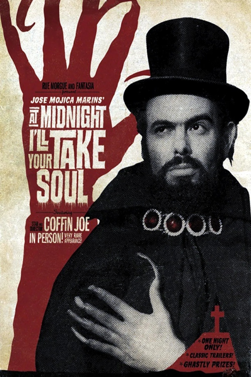 October 22nd
At Midnight I Take Your Soul
Coffin Joe, 60s Brazilian horror icon, delivers vicious brutality and excessive spooky camp.
7.61/13 Spookies