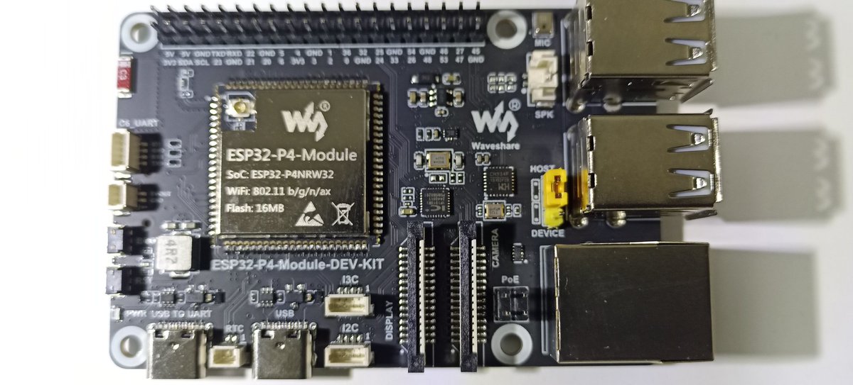 GmrsKissimmee's tweet image. New ESP32-P4/ ESP32 C6 Dev Kit #esp32p4 #ai #wsp32c6 #waveshare