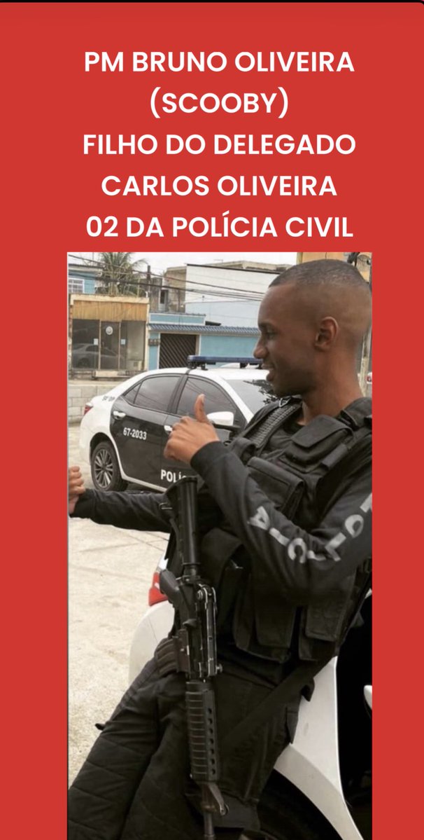 ZManga78859's tweet image. O PM filho do DELEGADO CARLOS OLIVEIRA 02 da @PCERJ ajudou algumas lideranças a sair da operação do último dia 28 vazando informações e a SENHA E CONTRA SENHA usada na operação da @PCERJ, por esse motivo o delegado foi baleado. Alô @MP_RJ @MPF_PRRJ @RjMilicia @Guaratiba762
