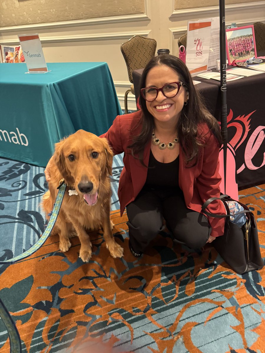 Latinamd's tweet image. Yes, Buddy you are my favorite part of this medical conference #pettherapy @SylvesterCancer #CancerSurvivorshipSymposium