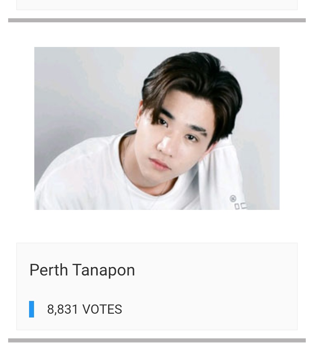 Morena776886455's tweet photo. A votar Subamos esos números ✨️
#PerthTanapon #VoteForPerth #PerthTanaponFans #MostBelovedStar2025 https://t.co/jHL31yPqvz