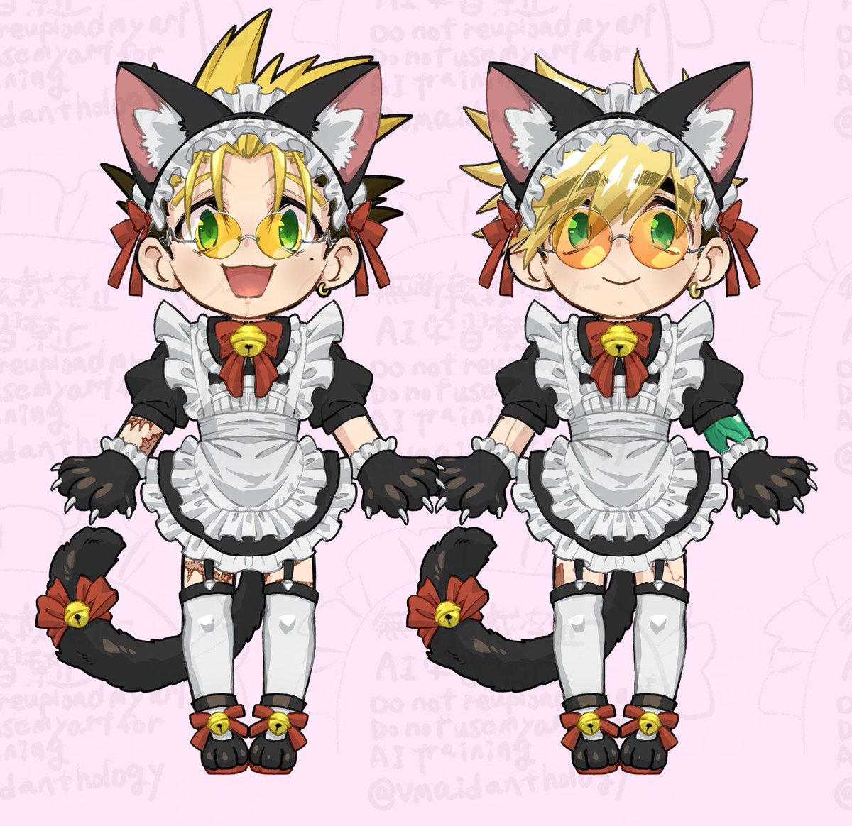 🫖ミニメイドさん紹介(3/6)🫖
ハッピーハロウィンに併せて猫耳メイドさん🐈‍⬛メイドさんに猫耳はもはや定番王道殿堂アイテム！猫ちゃんのように気まぐれにレスくれるかもです♪リボンと鈴が超可愛いですね♪

参加者の皆様！！原稿締め切りまであと🔥🔥🔟日🔥🔥です！！ラストスパート頑張ってください💪