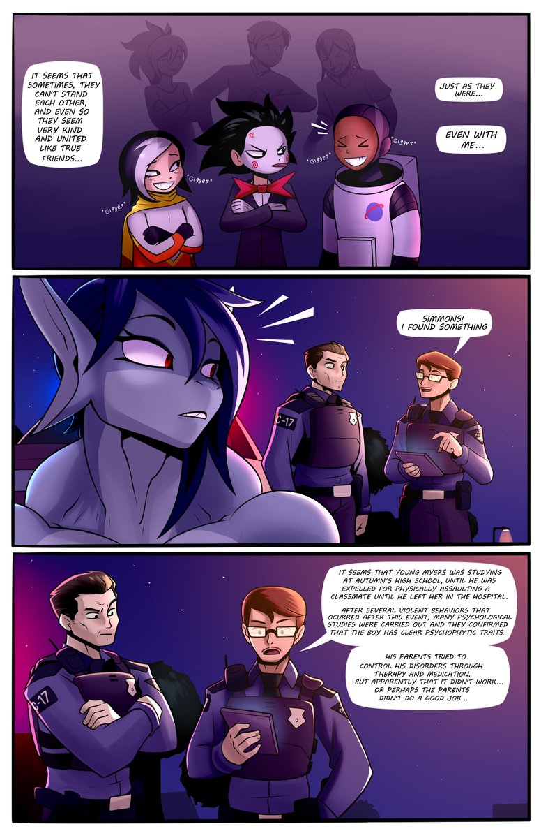 da_rakoon's tweet image. That night of the year PART 4 (pages 11-13) ENDING.
Aaand thats all (for now) thank you all! I hope you enjoyed this comic as much as I enjoyed making it :&amp;gt;
