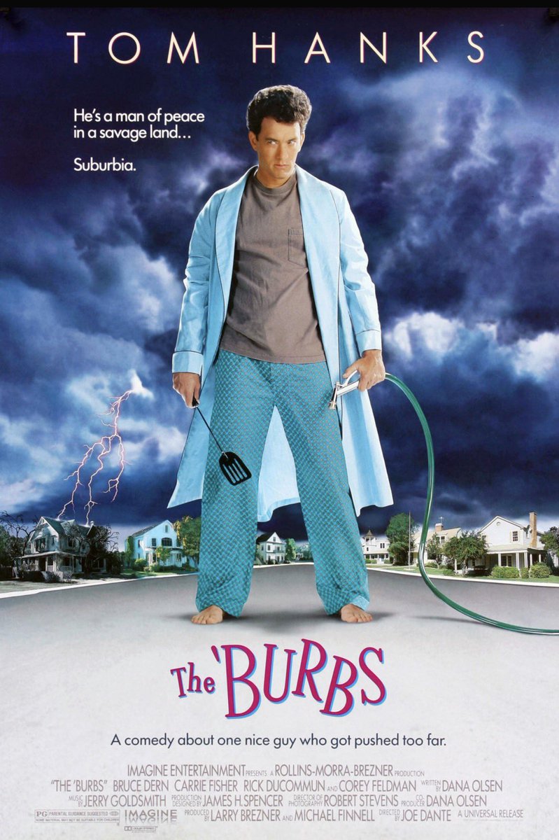 void_fromthe's tweet image. Days of Horror – Night 30: The ’Burbs
Suburbia gets weird tonight. Tom Hanks, Corey Feldman, and a cul-de-sac full of secrets in one of my all-time favorites.
Because sometimes…the real horror lives next door. 🏡🔪
#FromTheVoidPodcast #TheBurbs #31DaysOfHorror