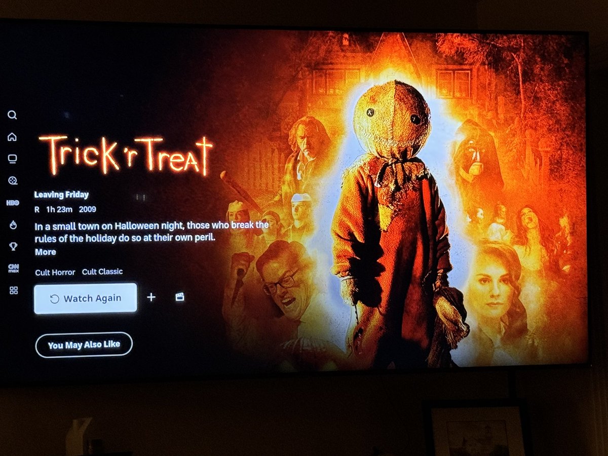 Finally! Making time to watch this before Halloween 🎃 arrived. <a href="/quinnlord/">Quinn Lord 🎃</a> <a href="/trickrtreat/">Trick 'r Treat</a>