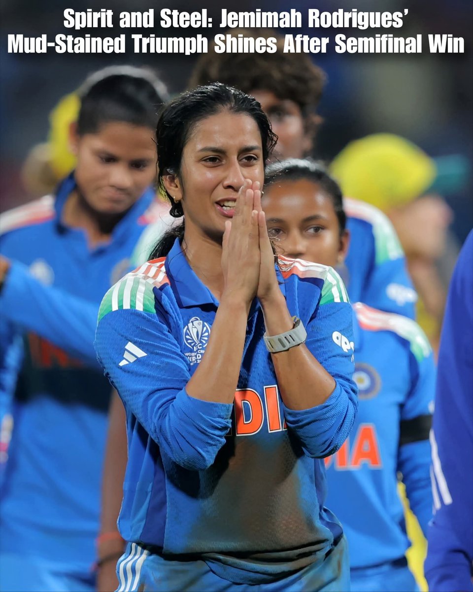 maiam_joy's tweet image. Take a bow jemi 🩷🥹 
#indiancricketteam🇮🇳 #womencricket #virel #rohitsharma #instamood #trendingreels #ViratKohli𓃵