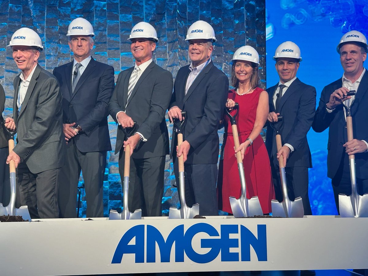 Today we celebrated the groundbreaking of Amgen’s new Center for Science &amp; Innovation — a $600 million investment right here in Thousand Oaks that will advance life-saving research and strengthen our region’s position as a global leader in biotechnology.

Amgen’s work has changed