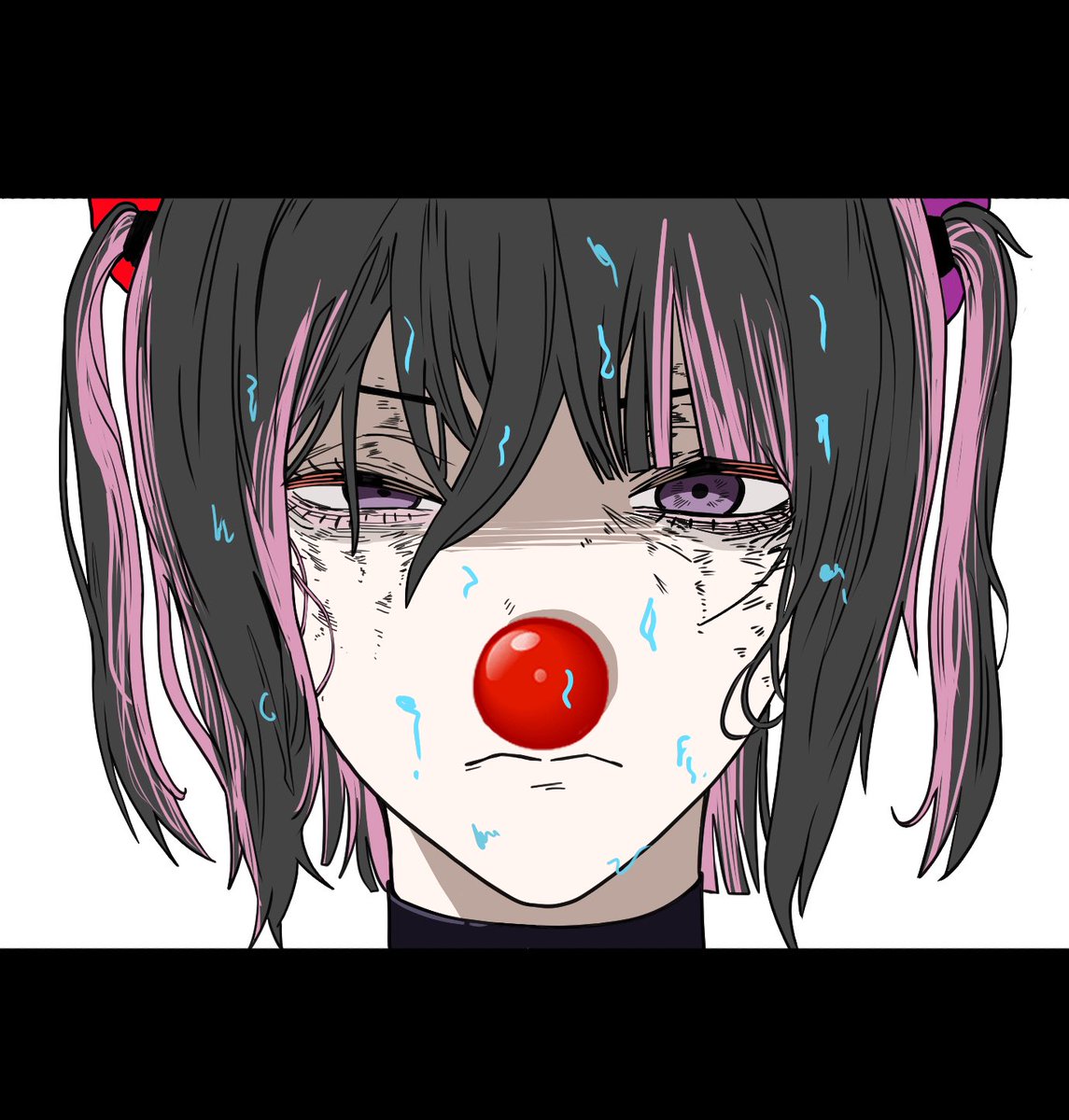 님 얼굴이 할로윈이에요