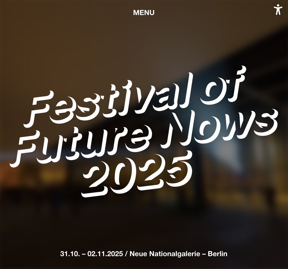 本コース教員の田村友一郎が参加する展覧会がドイツ・ベルリンのNeue Nationalgalerieで開催されます。
futurenows.net