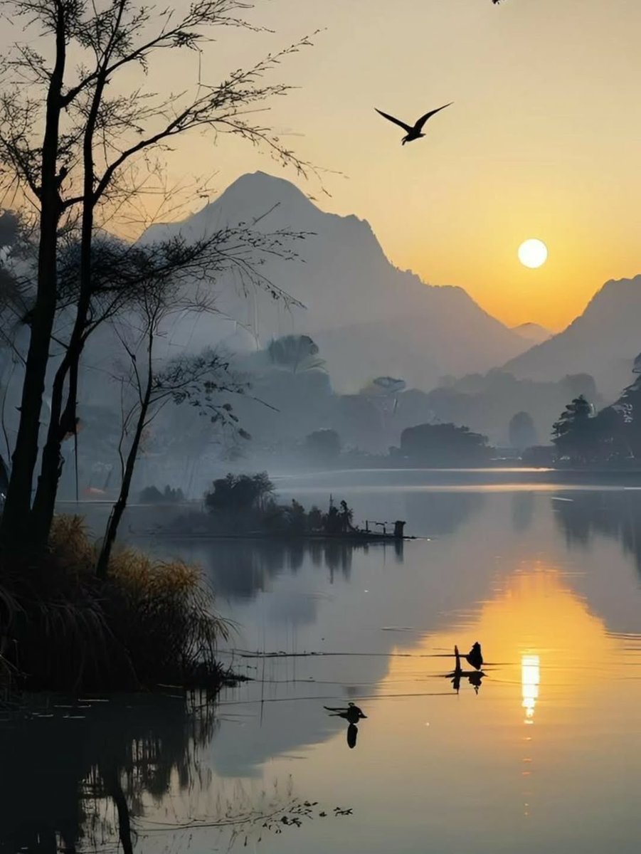 Sabah, yalnızca güneşin doğuşu değil; İnsan Ruhunun Estetik Felsefesi, VARLIĞIN UMUDA AÇILAN kapısı olarak belirir.. #Günaydın ☀️🍂🕊️