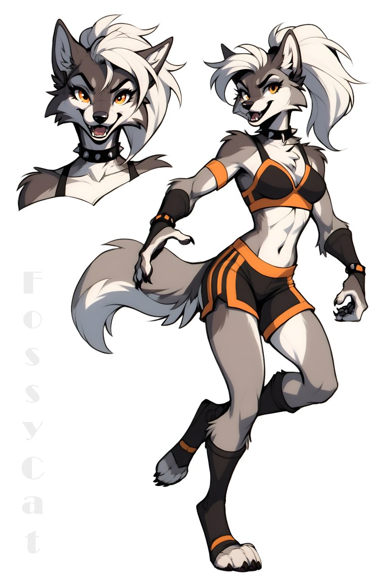 Athletic Wolf Lass

Non-watermarked version can be purchased on my dA page (link is in my bio)    

#aifurryart #aiartcommunity #fantasy #stablediffusion #furry #anthro #wolf #canine