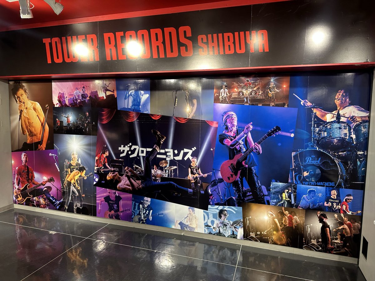 クロマニヨンズ　タワーレコード　特大　ポスター MONDO GROSSO タワレコ「NO MUSIC, NO LIFE.」ポスターに 20年