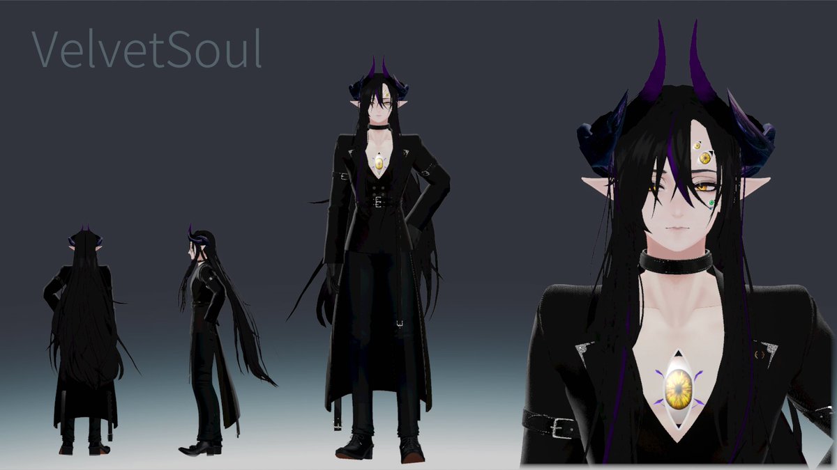 VelvetSoulCh's tweet photo. It's been quite some time since I've graced this website with my presence, so long in fact that my old account got hacked. 

Allow me to reintroduce myself, I am Velvet; the eldritch "devil" on your shoulder, and little-known internet funnyperson.

#ENVtuber #Vtuber #VtuberEN https://t.co/UnkP5xlUHp