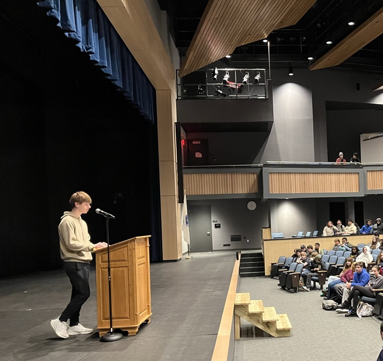Our 9th graders participated in their first class elections yesterday. It was great to see so much talent, enthusiasm, and school spirit on display. Best of luck to all the candidates!